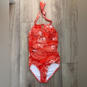 Tummy Control Floral Swimsuit